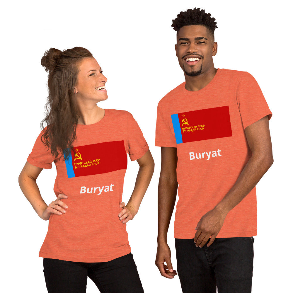 Buryat flag Unisex t-shirt