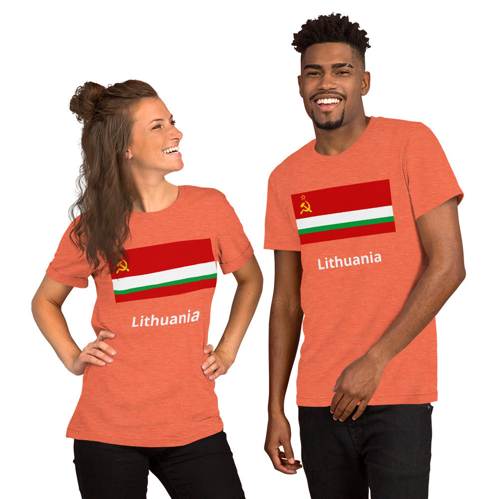 Lithuania flag Unisex t-shirt