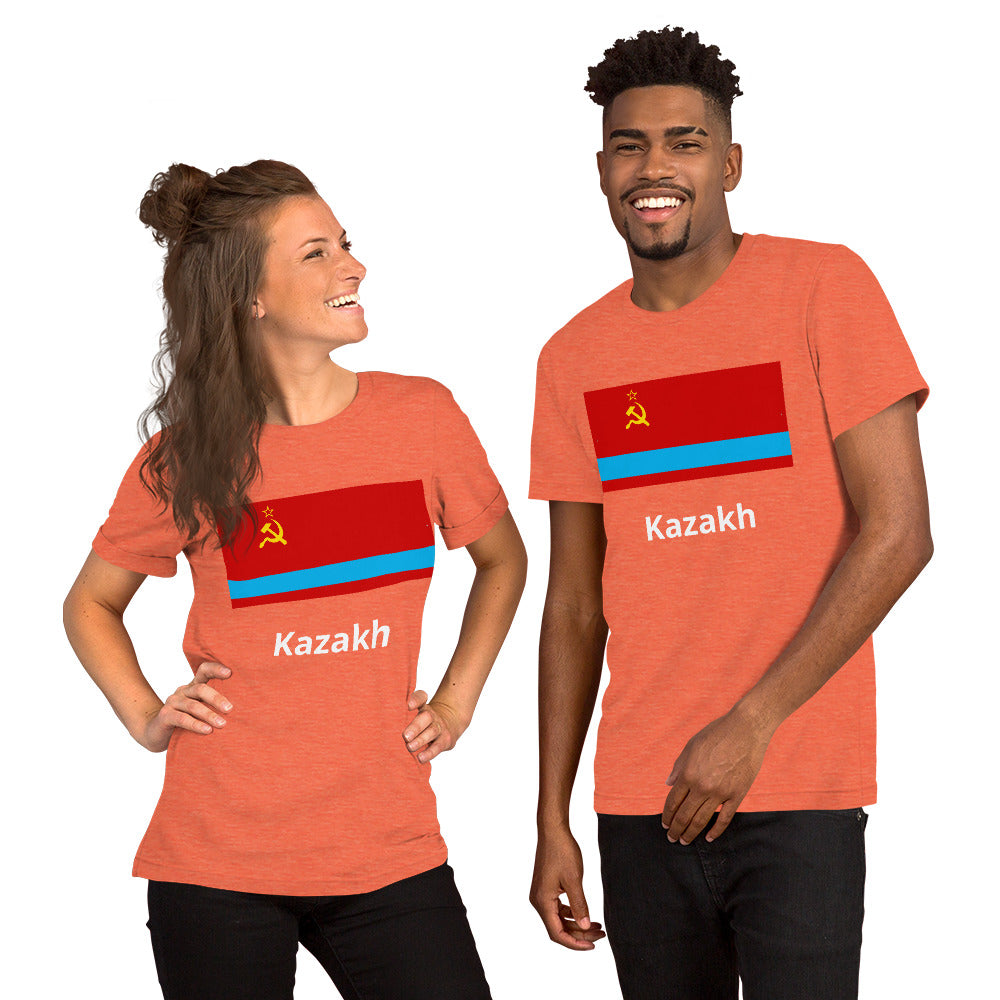 Kazakh flag Unisex t-shirt