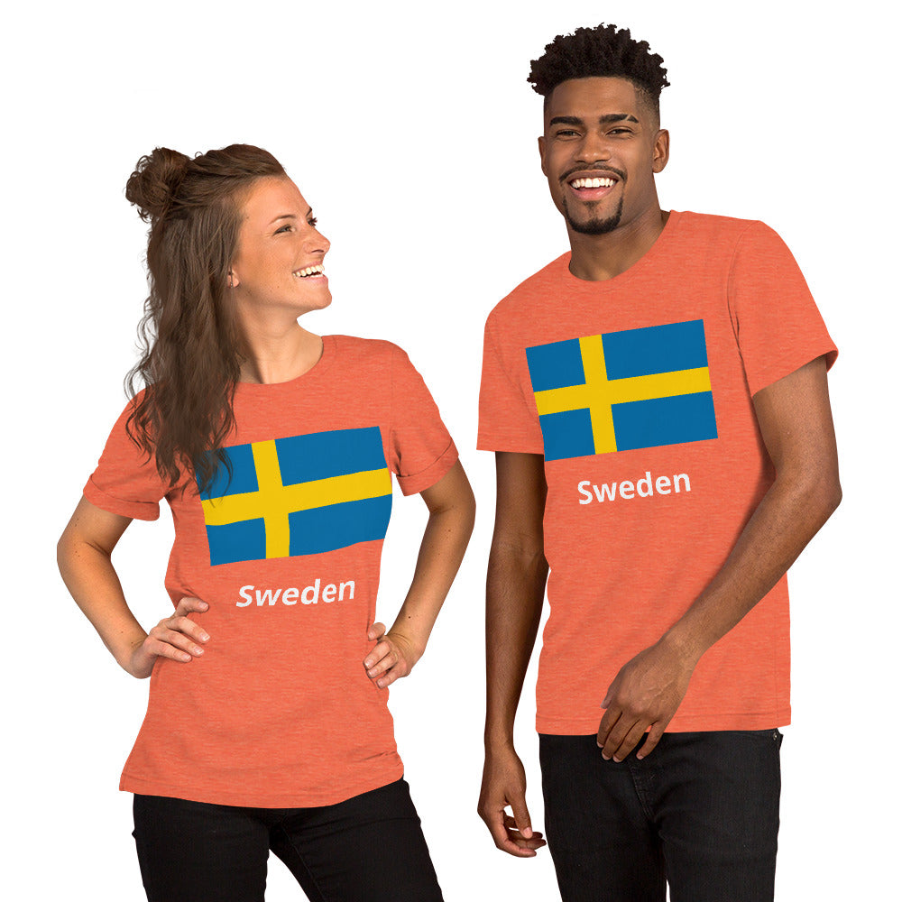 Sweden flag Unisex t-shirt