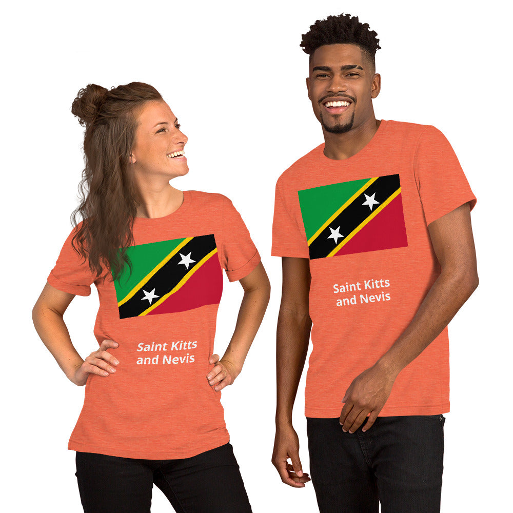 Saint Kitts and Nevis flag Unisex t-shirt