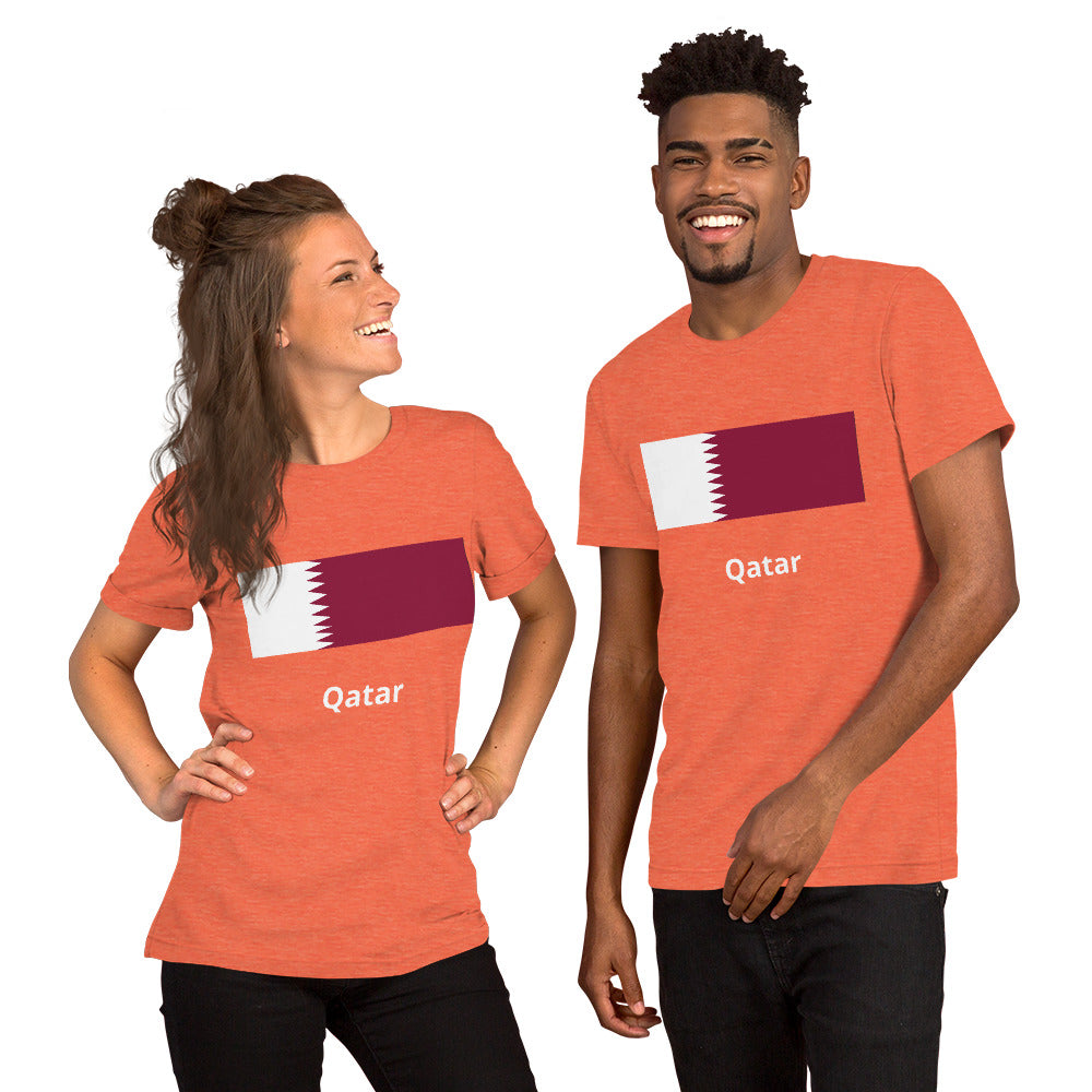 Qatar flag Unisex t-shirt