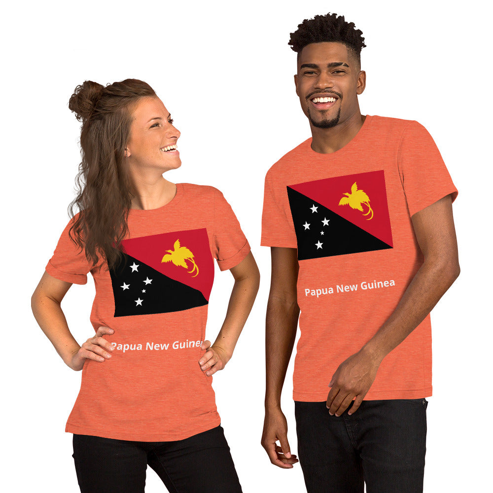 Papua New Guinea flag Unisex t-shirt