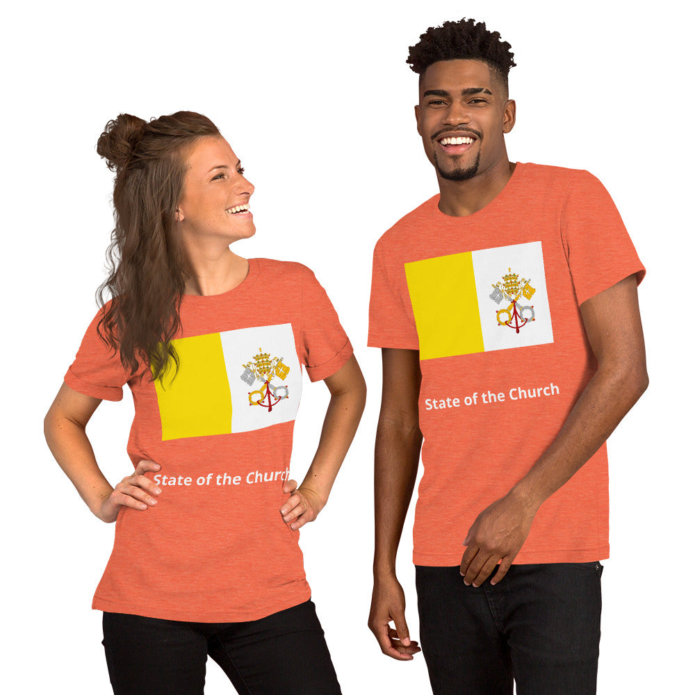 State of the Church, The Papal States flag Unisex t-shirt