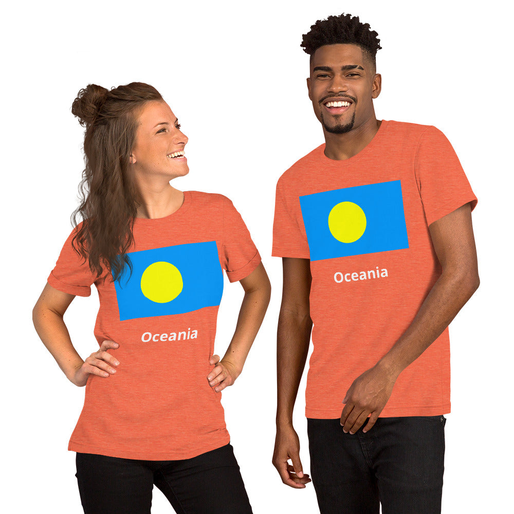 Oceania flag Unisex t-shirt