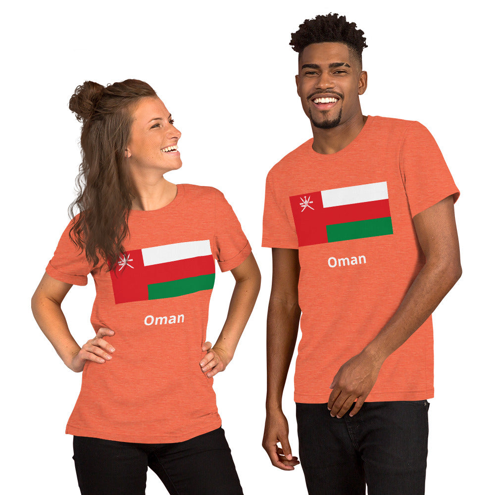 Oman flag Unisex t-shirt