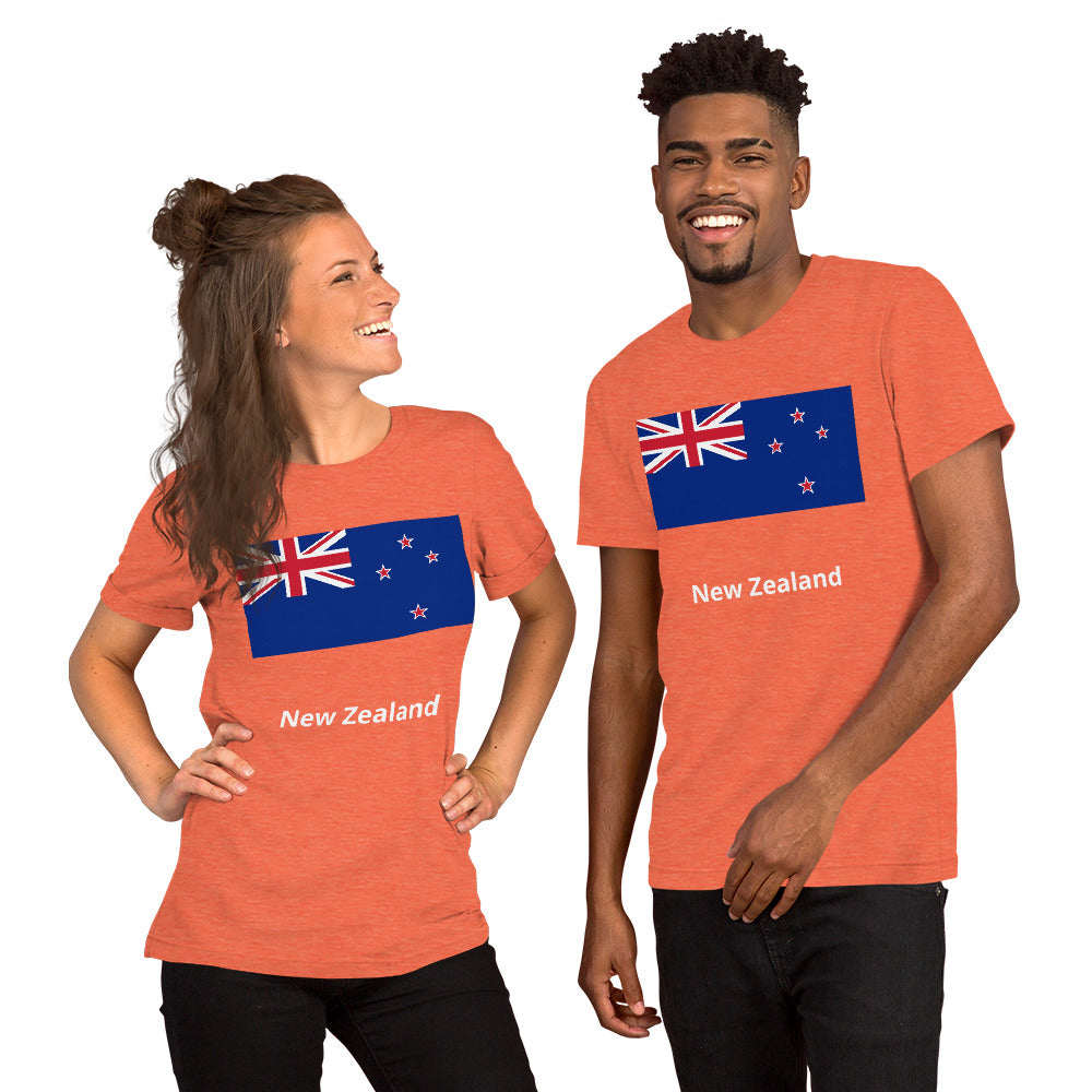 New Zealand flag Unisex t-shirt