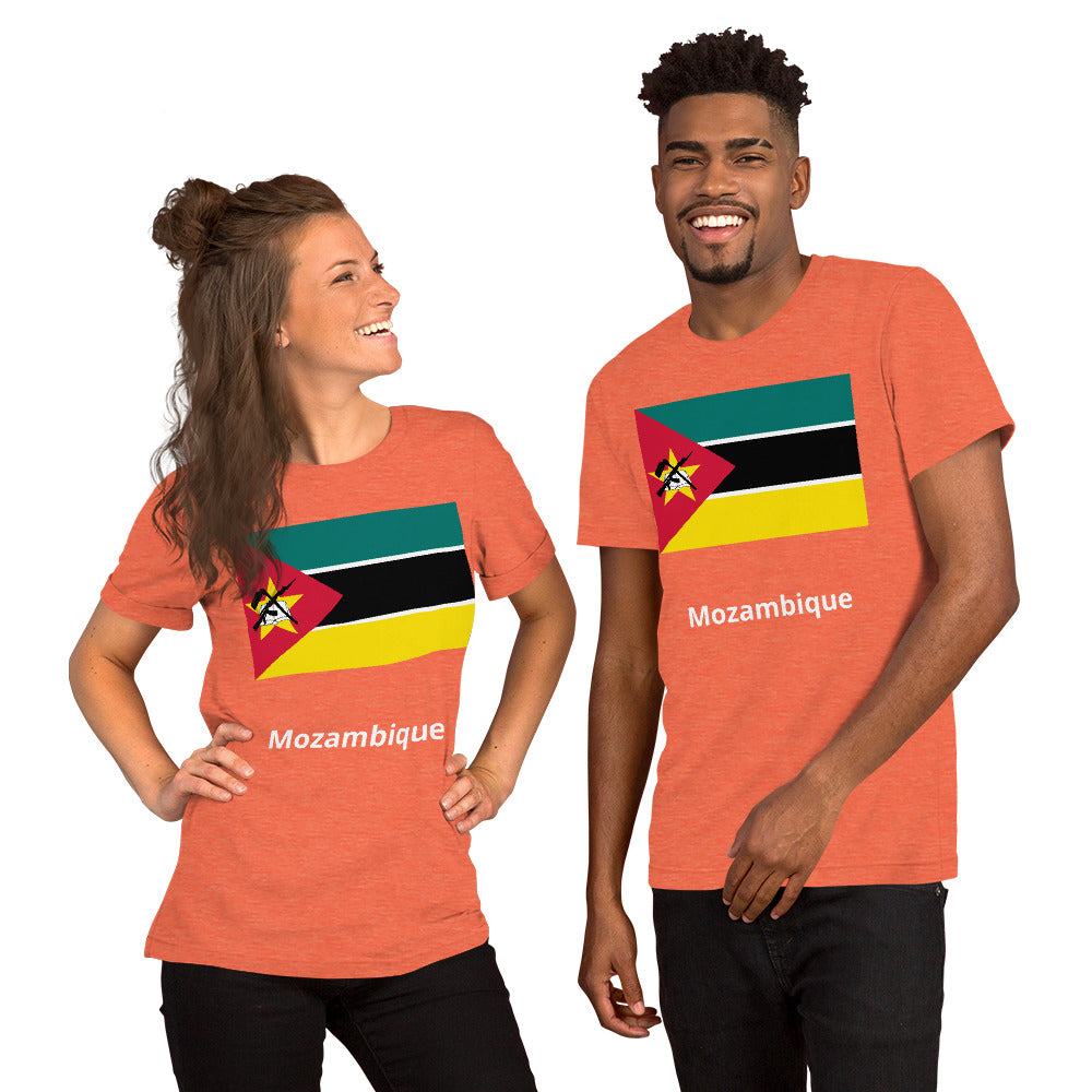 Mozambique flag Unisex t-shirt