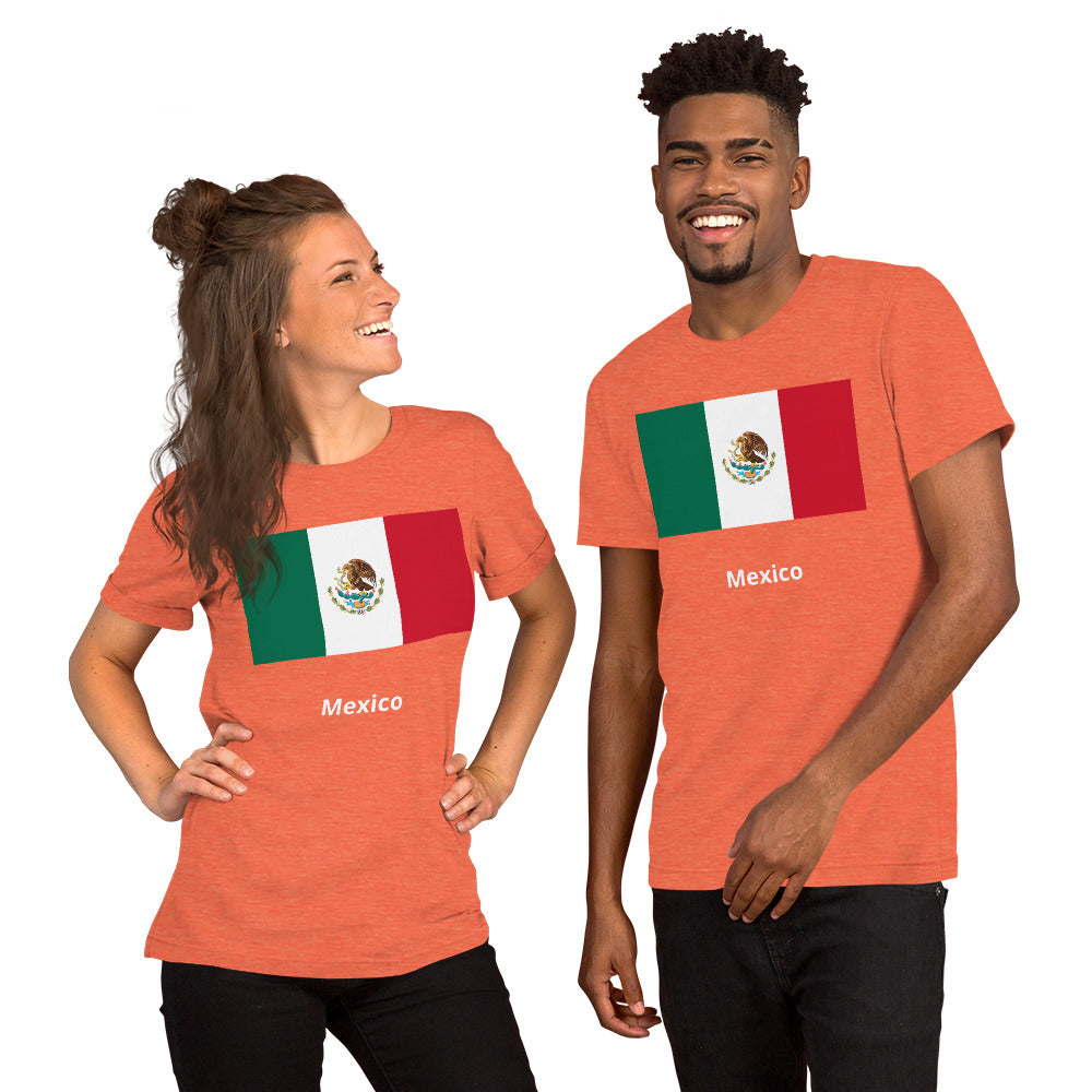 Mexico flag Unisex t-shirt