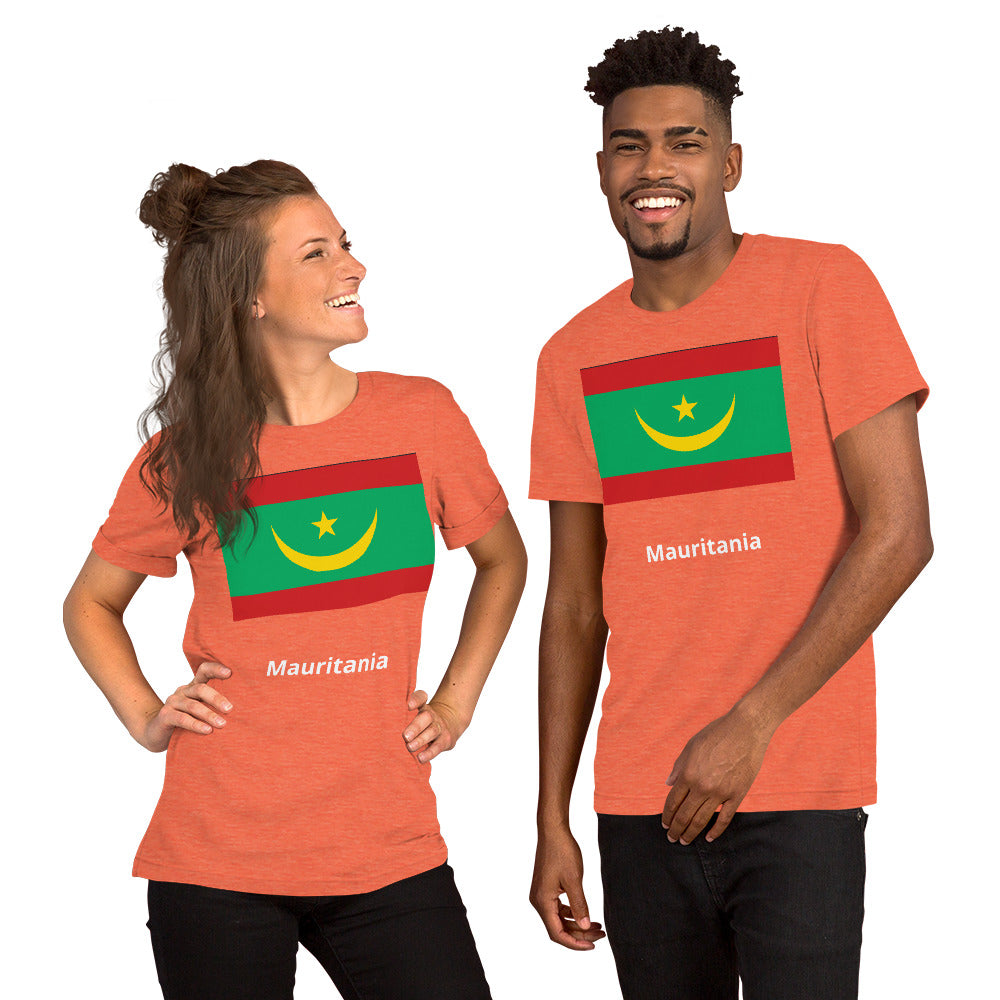 Mauritania flag Unisex t-shirt