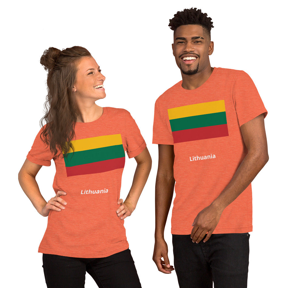 Lithuania flag Unisex t-shirt