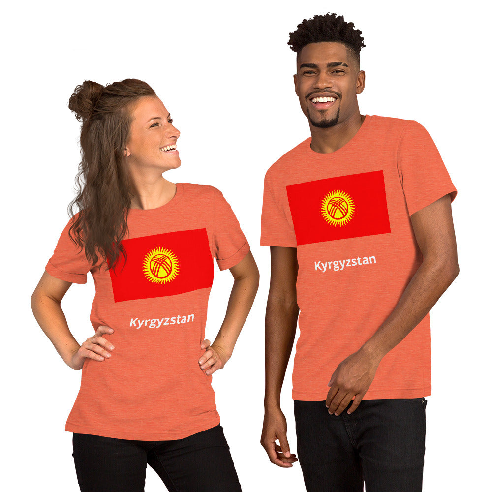 Kyrgyzstan flag Unisex t-shirt