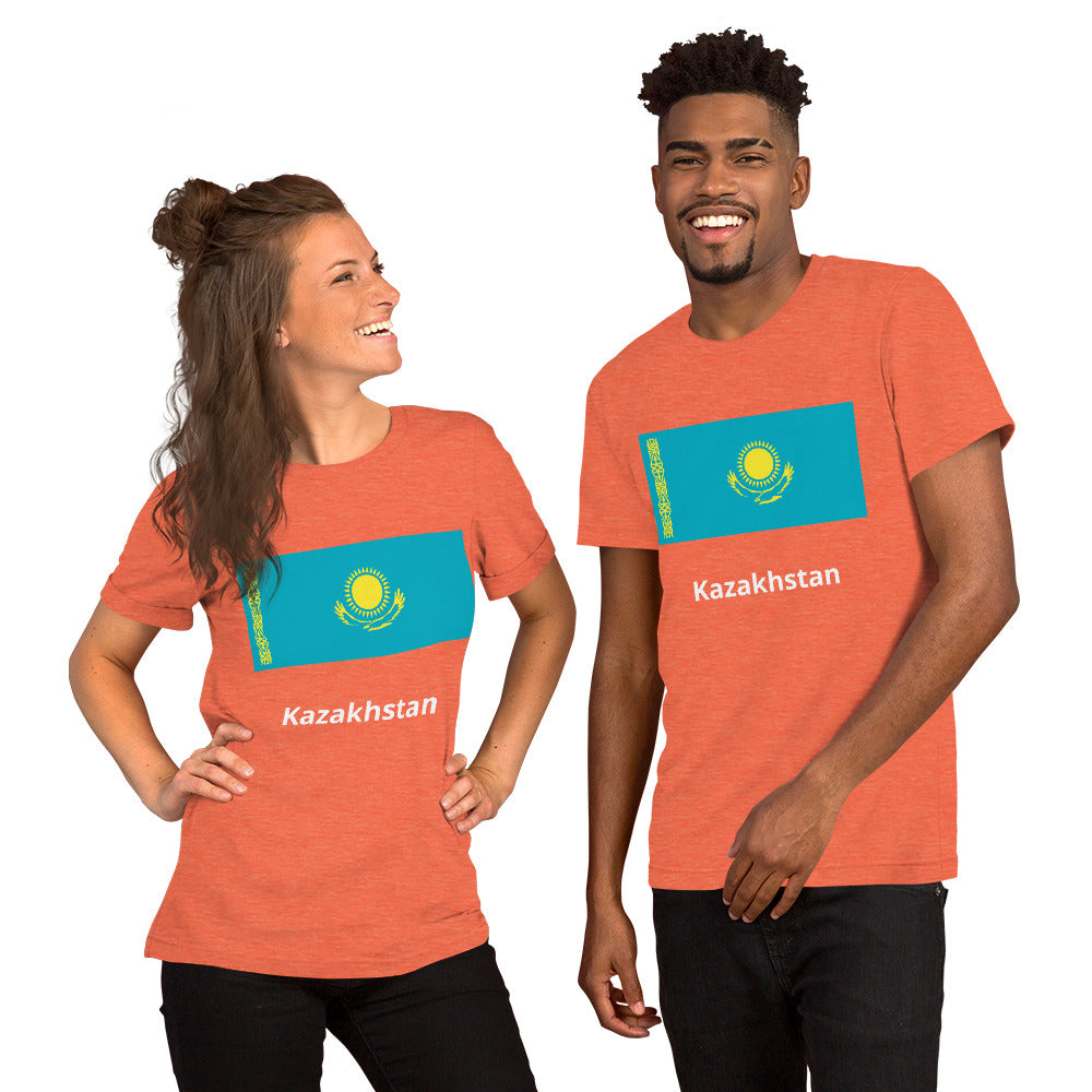 Kazakhstan flag Unisex t-shirt