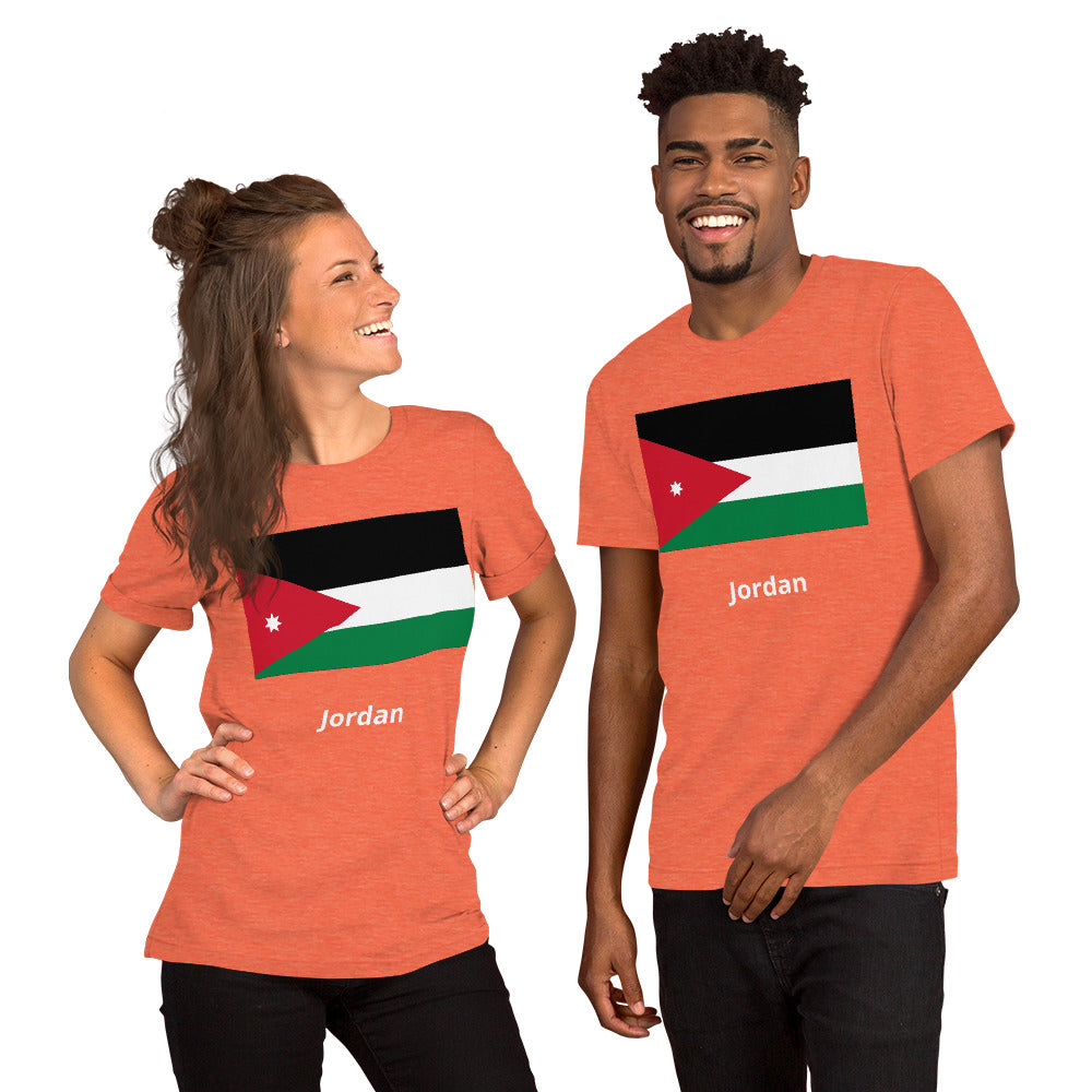 Jordan flag Unisex t-shirt