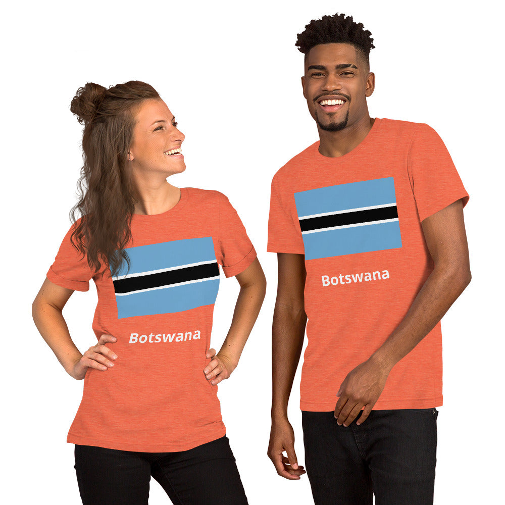 Botswana flag Unisex t-shirt