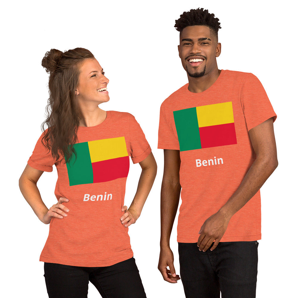 Benin flag Unisex t-shirt