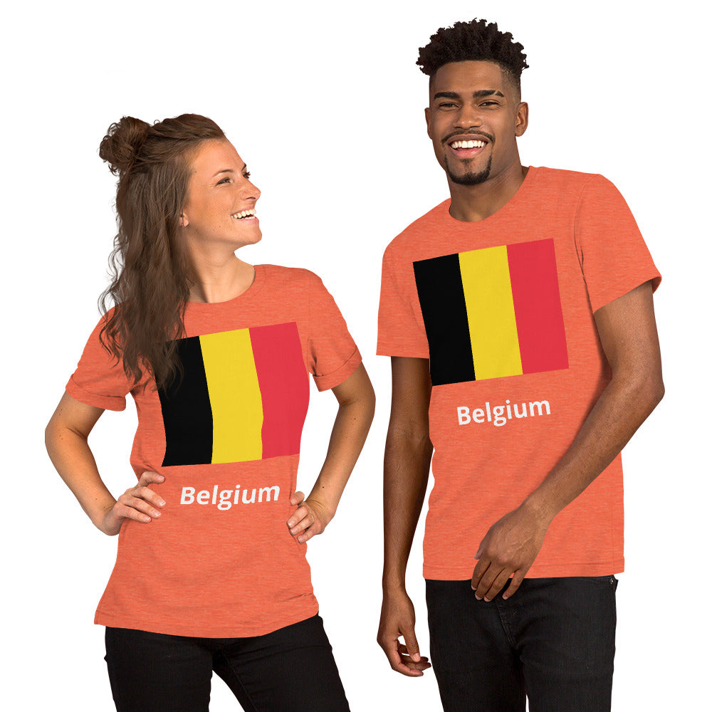 Belgium flag Unisex t-shirt