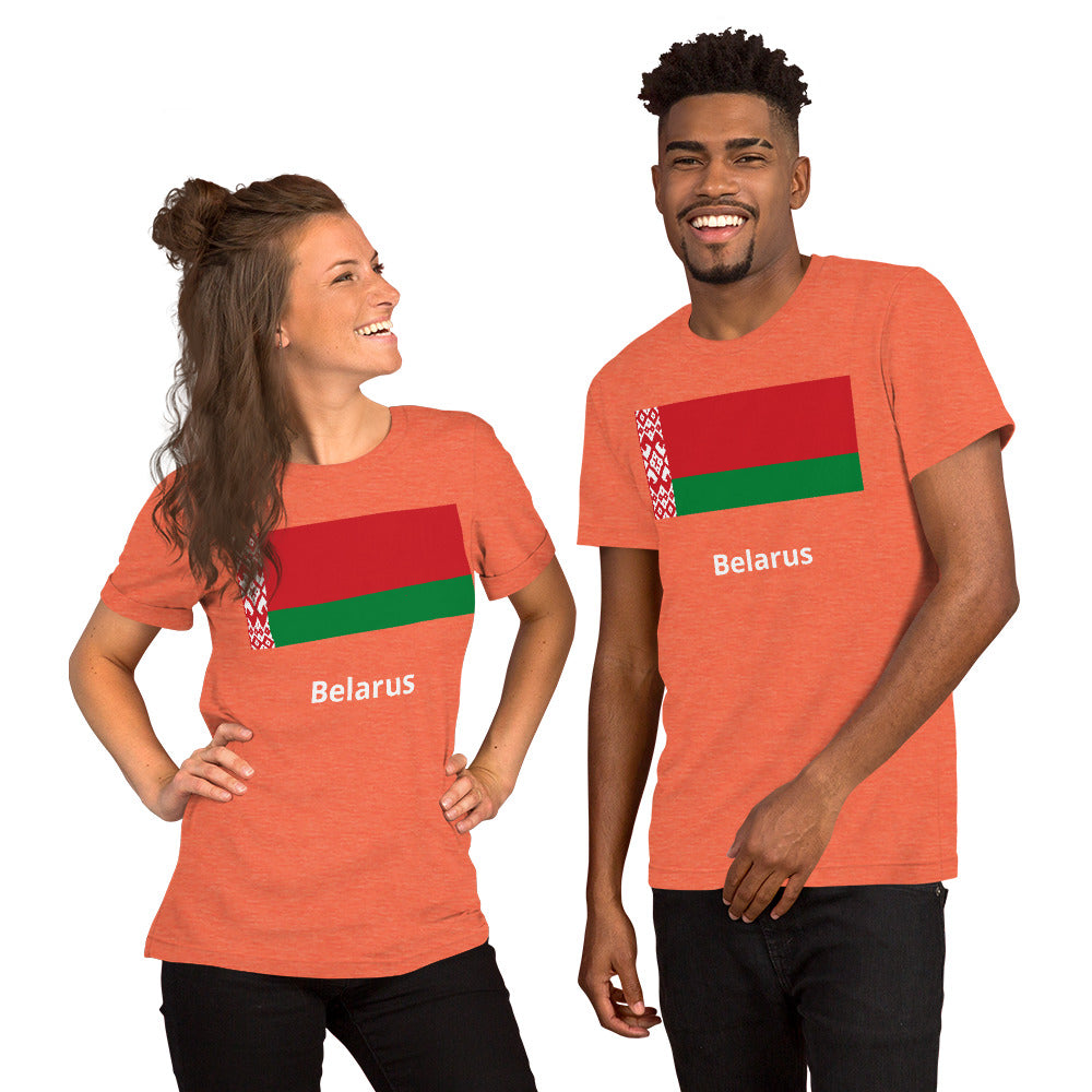 Belarus flag Unisex t-shirt