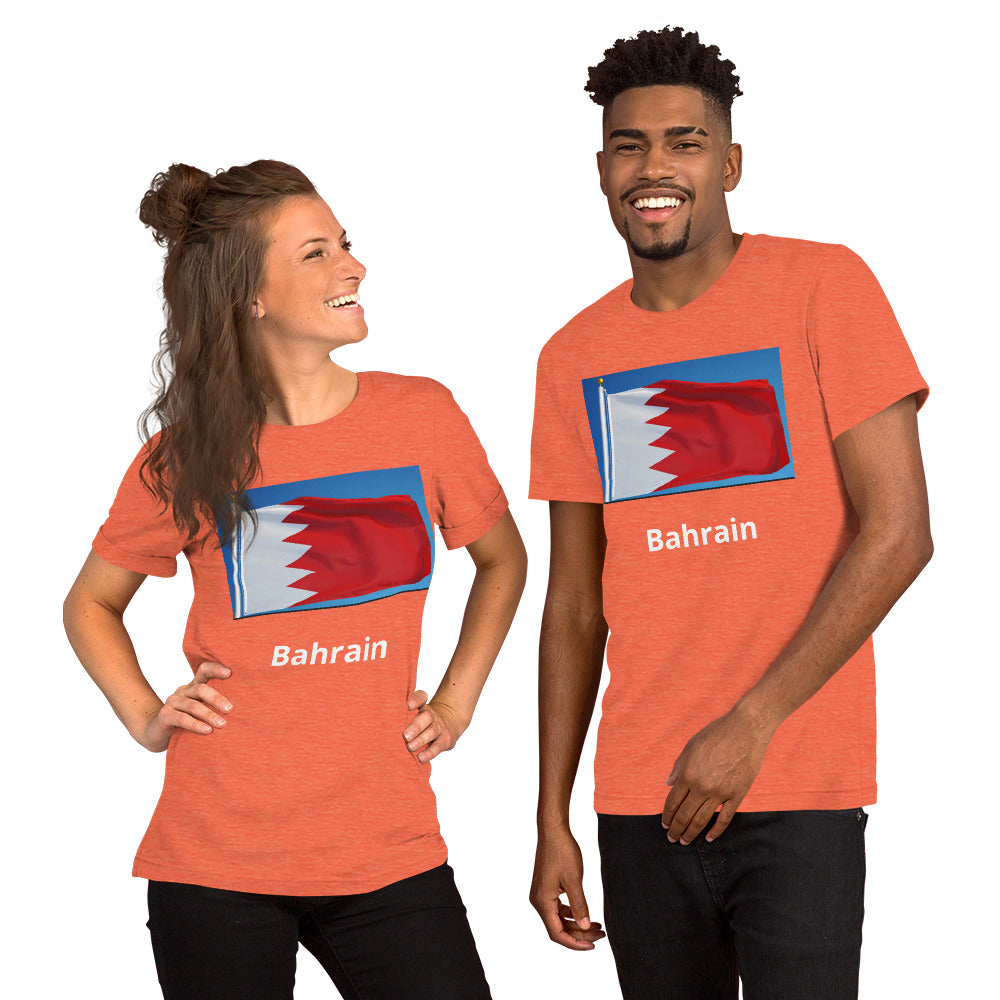 Bahrain flag Unisex t-shirt