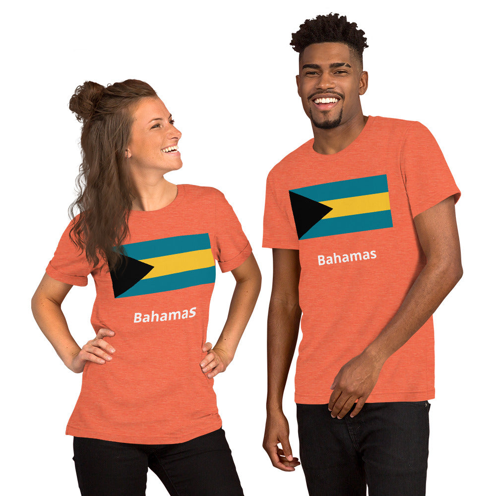 Bahamas flag Unisex t-shirt