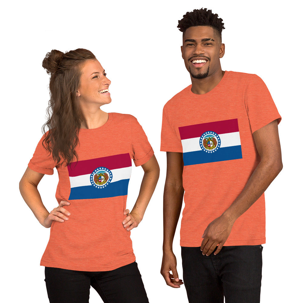 Missouri flag Unisex t-shirt