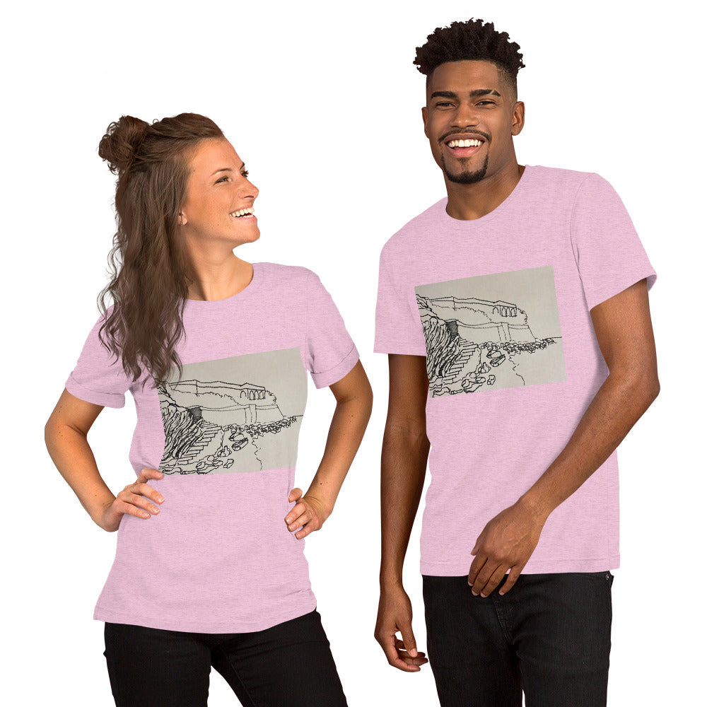 Beach Stairs Unisex t-shirt