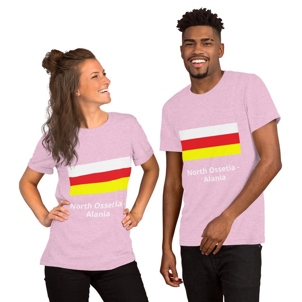 North Ossetia - Alania flag Unisex t-shirt