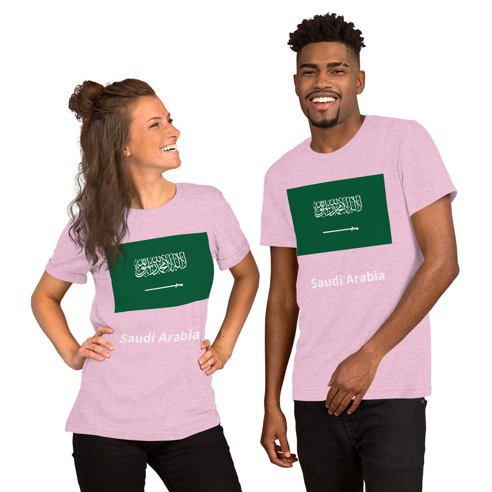 Saudi Arabia flag Unisex t-shirt