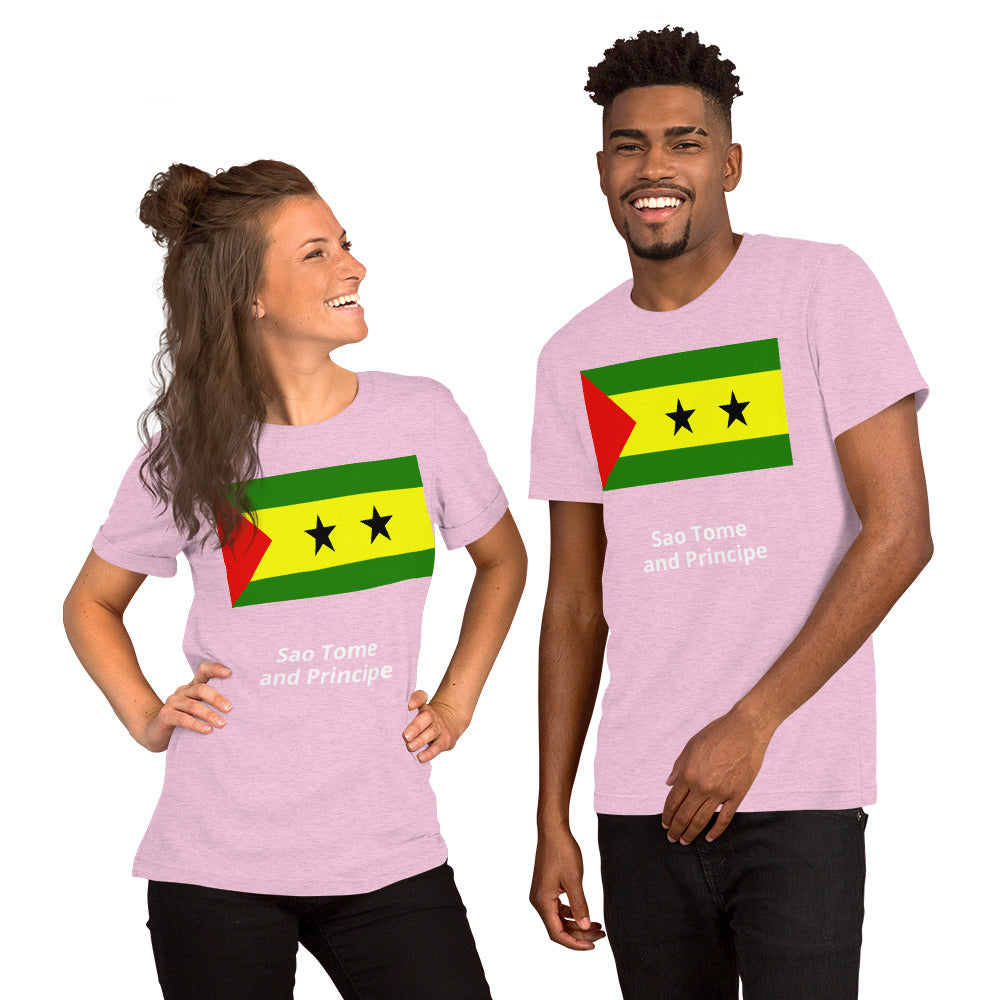 Sao Tome and Principe flag Unisex t-shirt