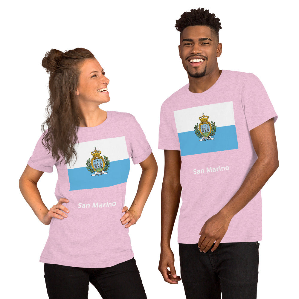 San Marino flag Unisex t-shirt