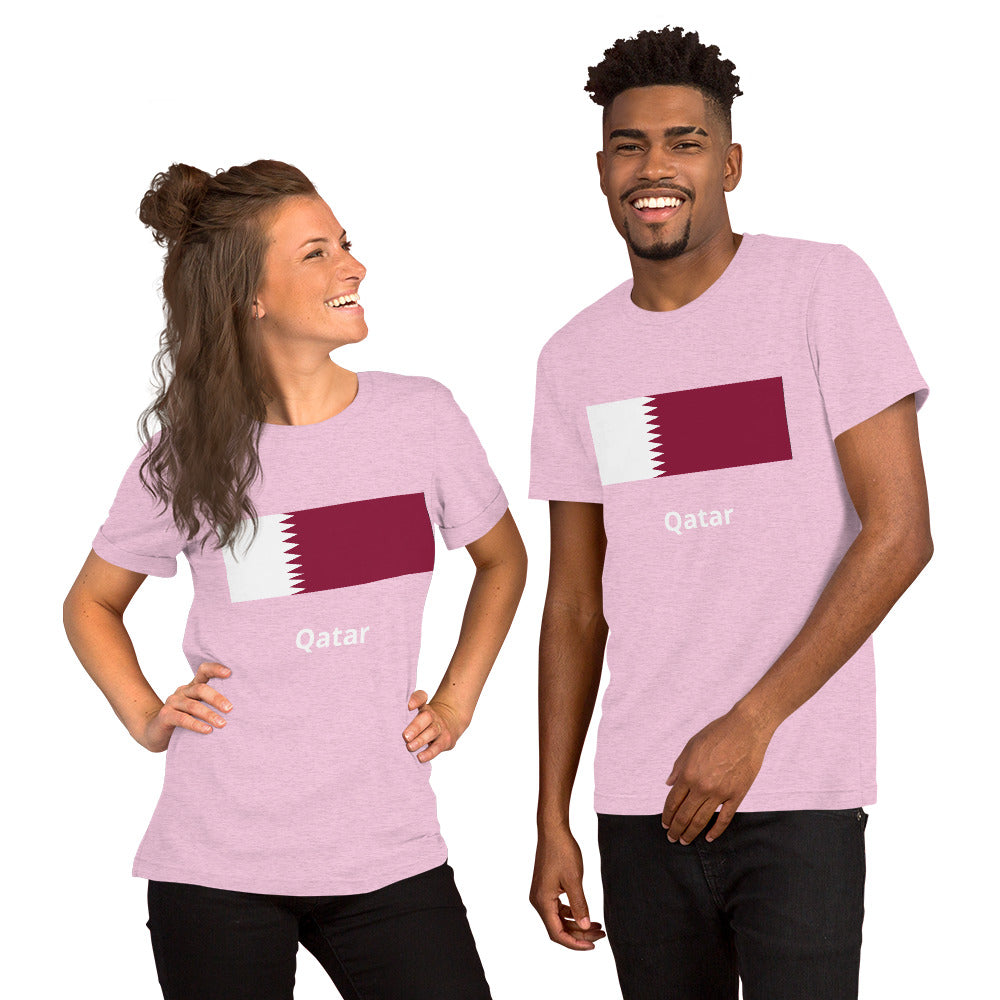 Qatar flag Unisex t-shirt