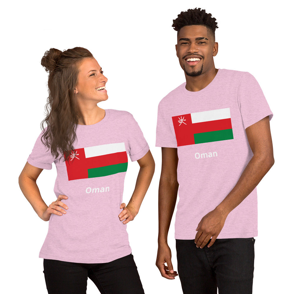 Oman flag Unisex t-shirt