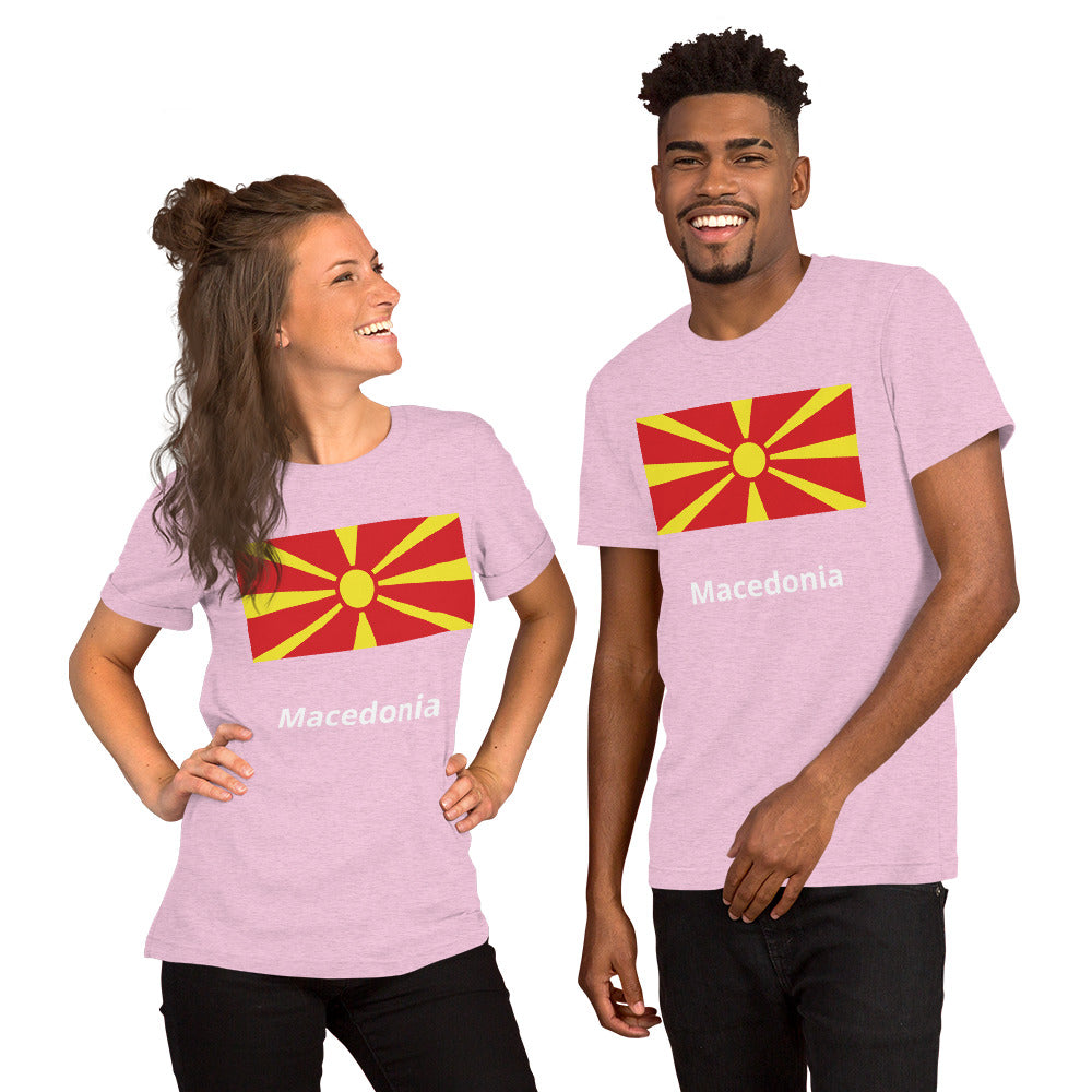 Macedonia flag Unisex t-shirt