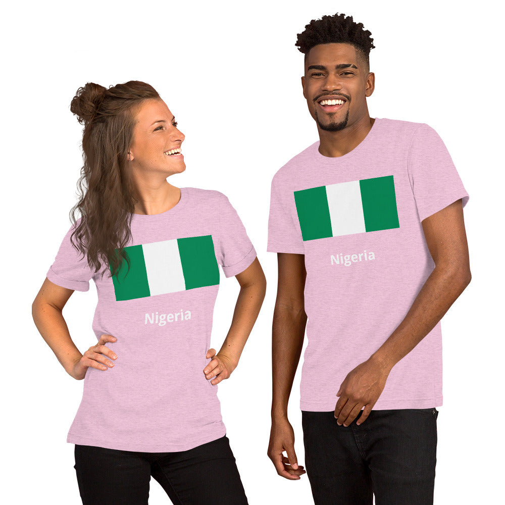 Nigeria flag Unisex t-shirt