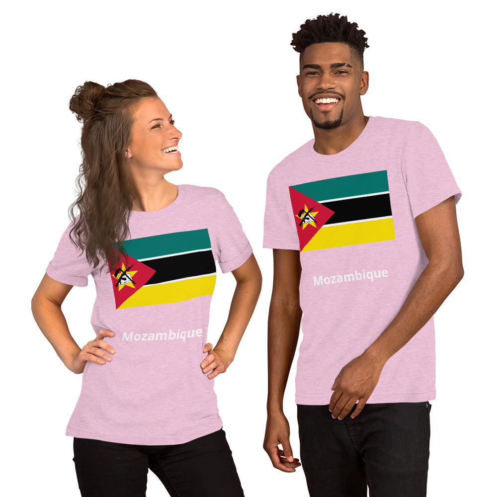 Mozambique flag Unisex t-shirt