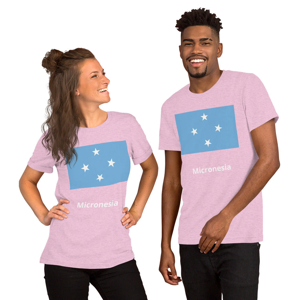 Micronesia flag Unisex t-shirt