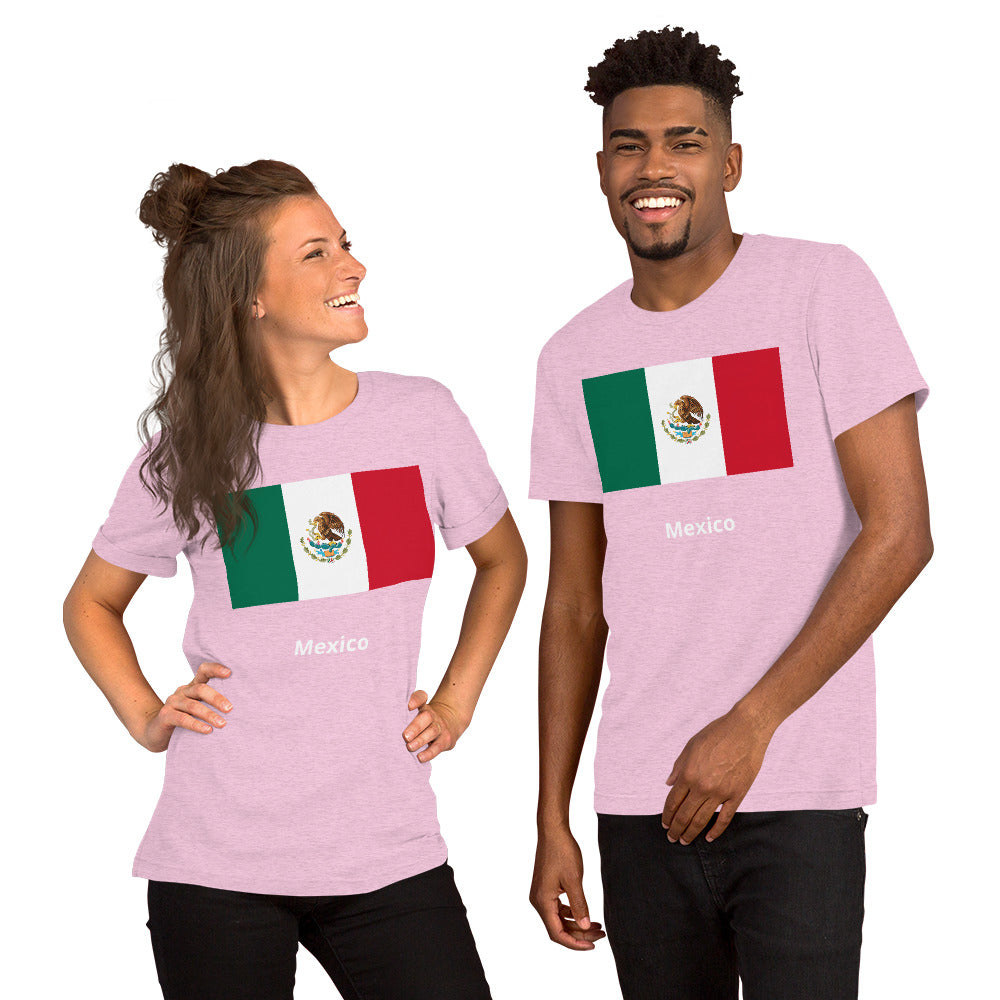 Mexico flag Unisex t-shirt