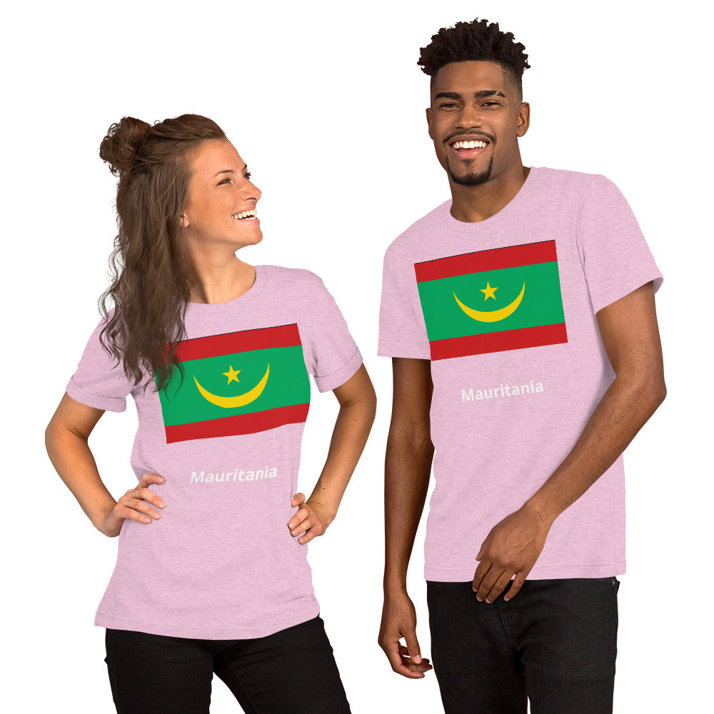 Mauritania flag Unisex t-shirt