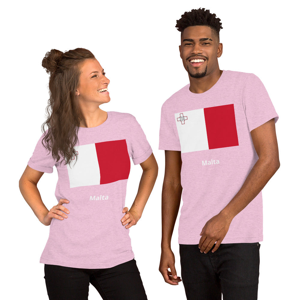 Malta flag Unisex t-shirt