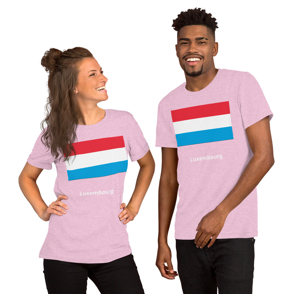 Luxembourg flag Unisex t-shirt