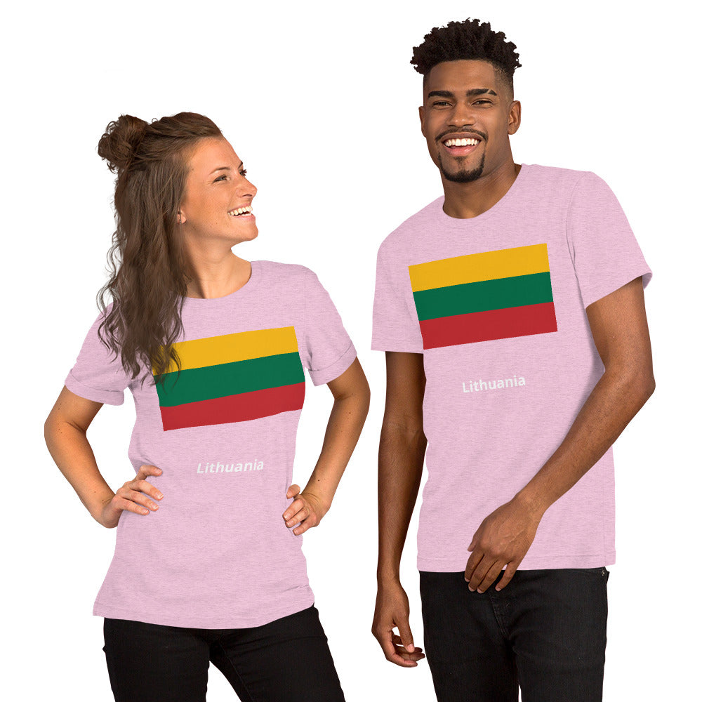 Lithuania flag Unisex t-shirt