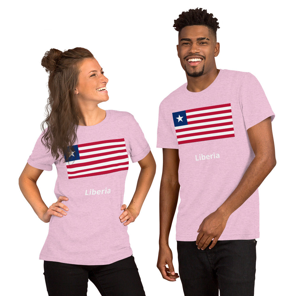 Liberia flag Unisex t-shirt