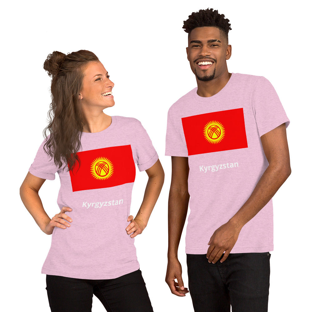 Kyrgyzstan flag Unisex t-shirt