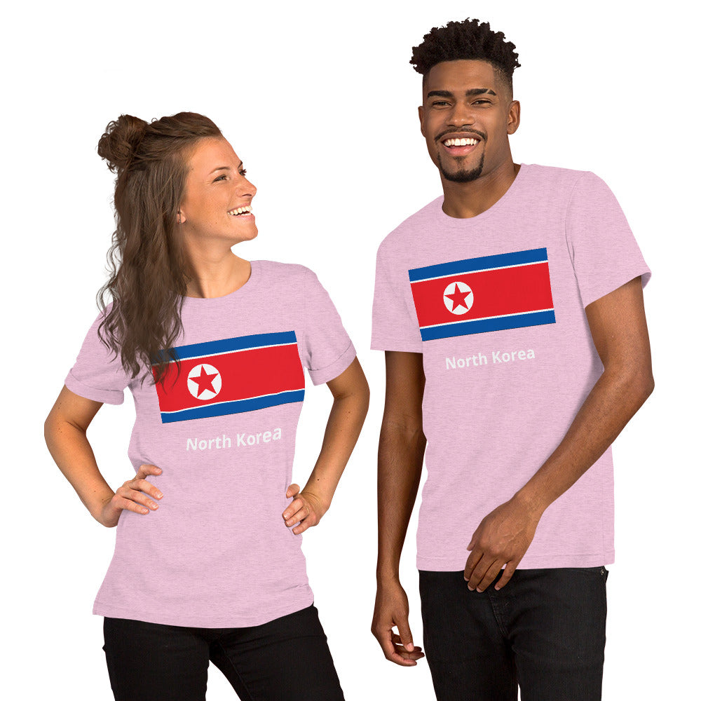 North Korea flag Unisex t-shirt