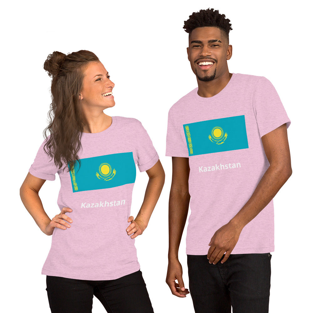 Kazakhstan flag Unisex t-shirt