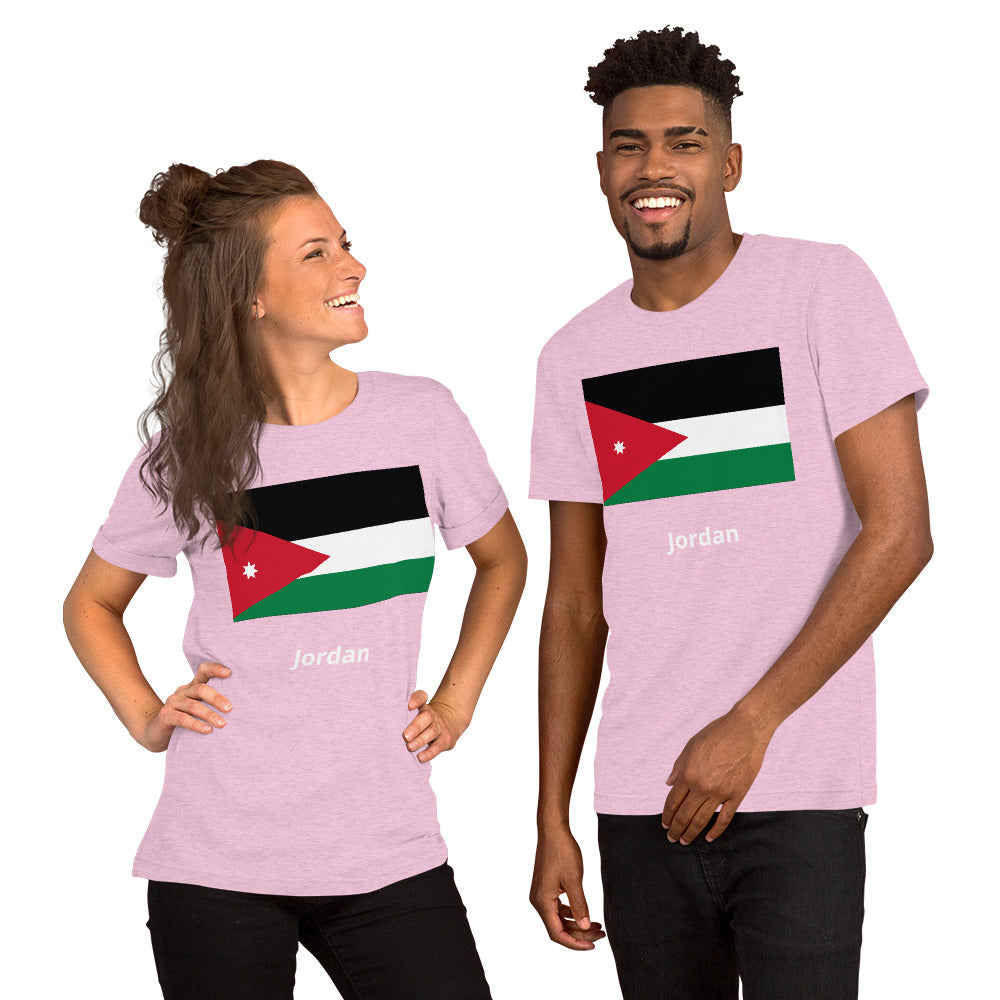 Jordan flag Unisex t-shirt