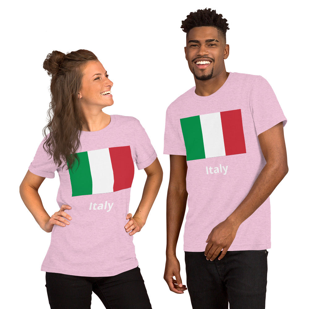 Italy flag Unisex t-shirt