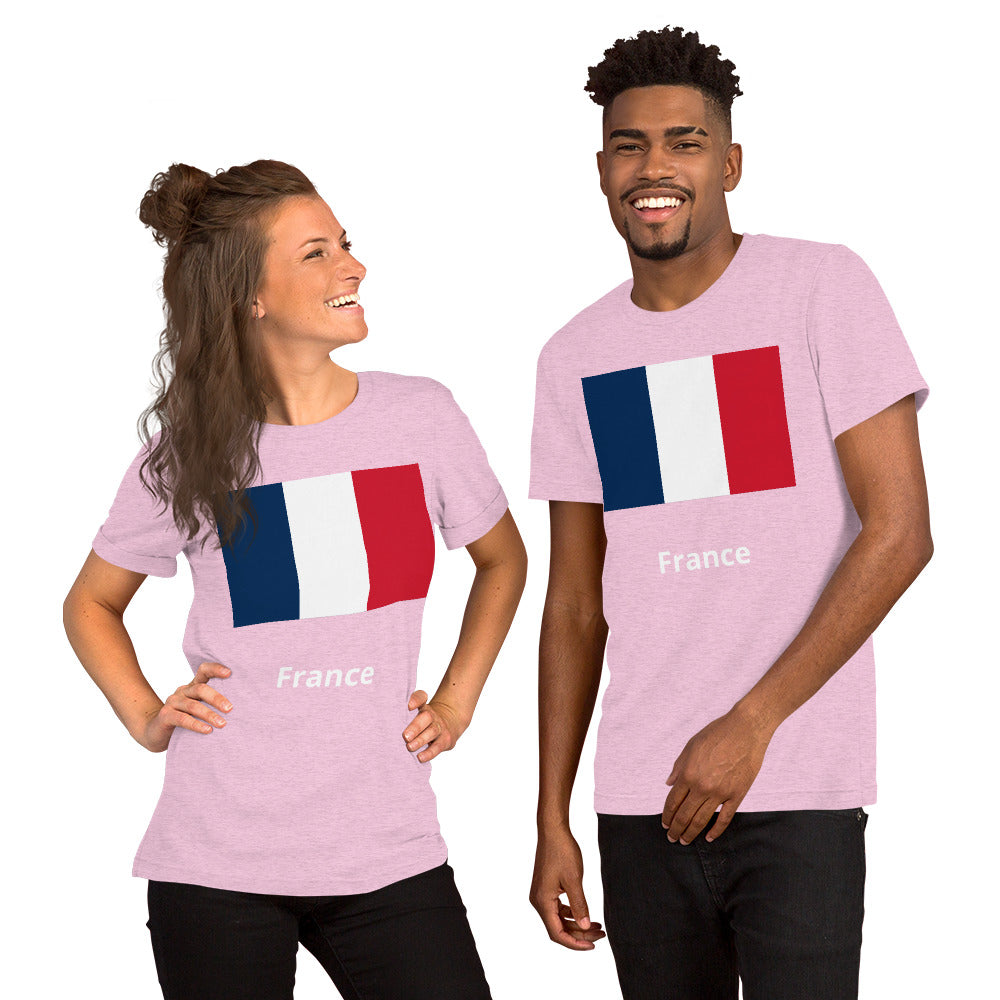 France flag Unisex t-shirt
