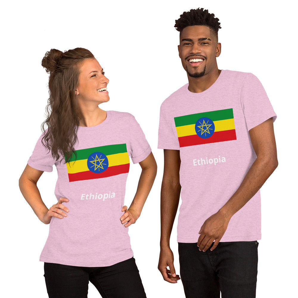 Ethiopia flag Unisex t-shirt