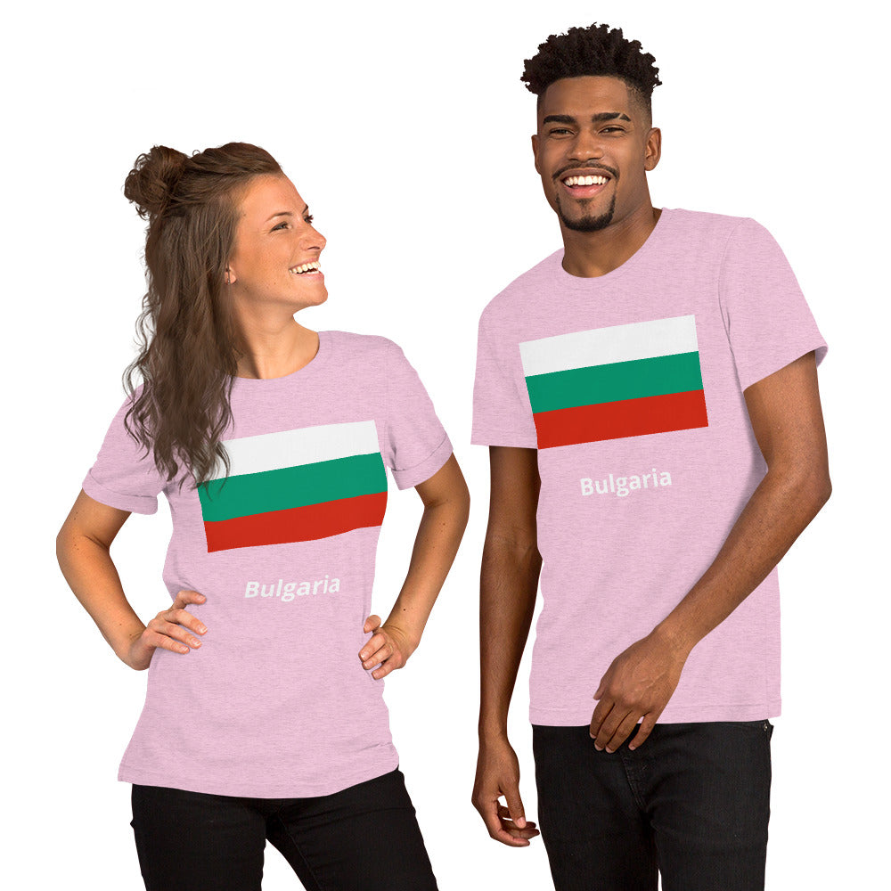 Bulgaria flag Unisex t-shirt